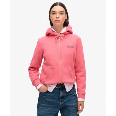 Sweat à capuche zippé à logo Essential SUPERDRY
