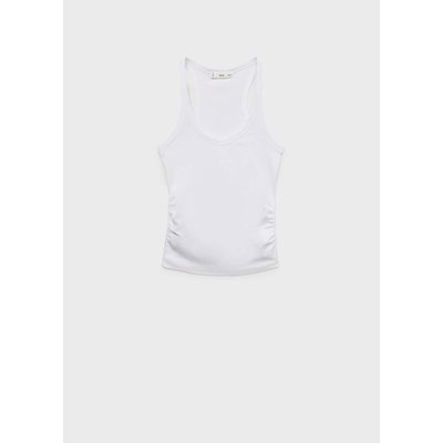 Top coton bretelles MANGO
