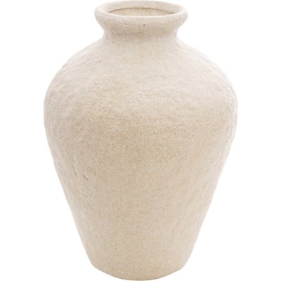 Vase décoratif en céramique blanche pour intérieur élégant RECOLLECTION