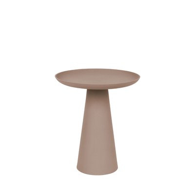 Table d'appoint ronde en aluminium ø39,5cm- RINGAR DRAWER