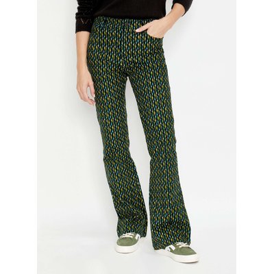 Pantalon velours imprimé flare LULU PRINCESSE NOMADE
