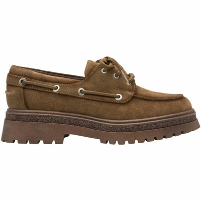 Mocassins bateau en cuir suède TAMARIS