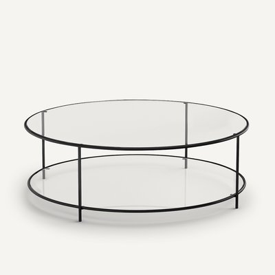Sybil Tempered Glass Round Coffee Table AM.PM