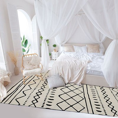 Tapis en coton ethnique - THE DECO FACTORY