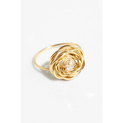 Bague moyenne Rosa - Or 750‰  Diamant blanc YAY PARIS