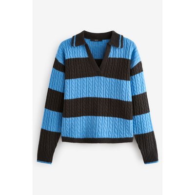 Pull torsadé à col polo NEXT