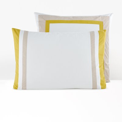 Taie d’oreiller percale de coton bio, Fraicheur AM.PM