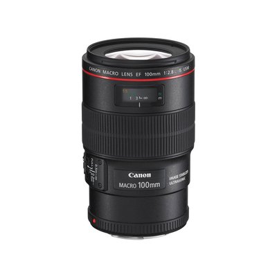 Objectif pour Reflex Plein Format EF 100mm f/2.8 L IS Macro USM CANON