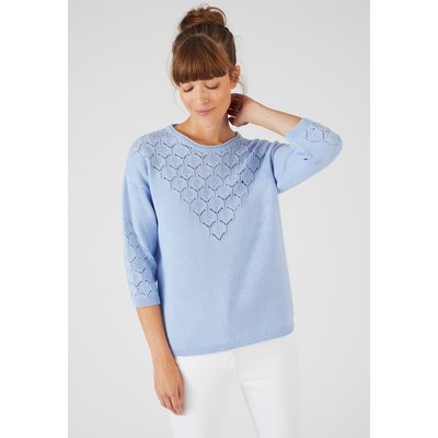 Pull maille ajourée DAMART