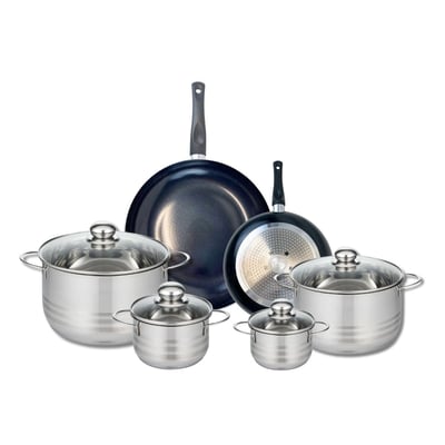 2 poêles 20/28cm + 4 faitouts 12/14/20/24cm PRIMA BRILLANT ELO