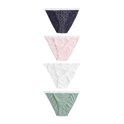 Culottes avec logo - tanga, lot de 4 NEXT