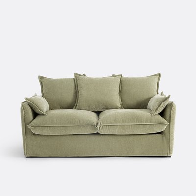 Canapé convertible 14 cm, polyester chiné, Odna LA REDOUTE INTERIEURS