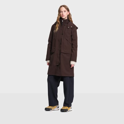 Parka longue coupe trapèze capuche amovible MTD® AIGLE