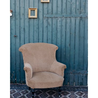 Fauteuil à motifs Jakob N°300 - Bon état DEBONGOUT