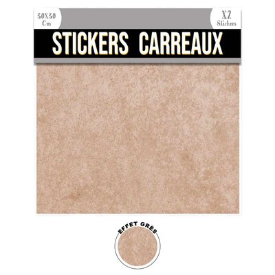 2 Stickers effet grès TOILINUX
