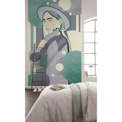 Papel de parede Woman Hat Color, INTERELIFE INTERELIFE