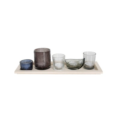 Plateau bougeoir rectangulaire INDIES FACTORY