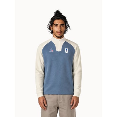 Polo manches longues Équipe de France Olympique 2026 Jeux Olympiques EQUIPE DE FRANCE LE COQ SPORTIF