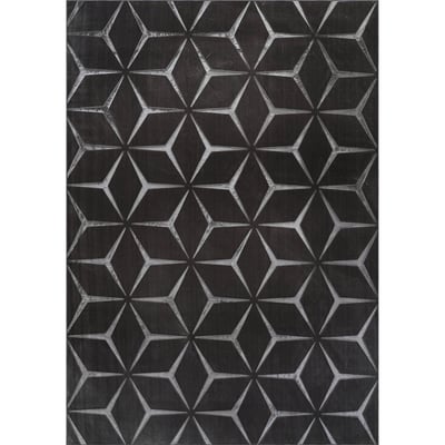 Tapis géométrique motif diamant en relief 3d ARTE ESPINA