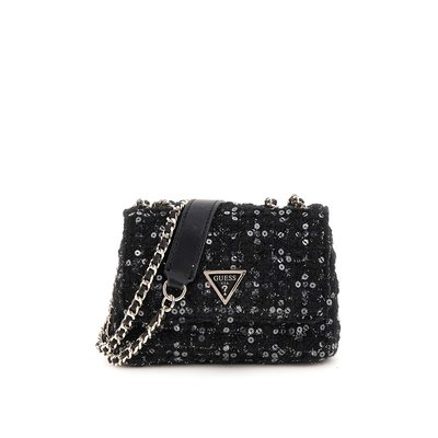 Mini Sac À Bandoulière Giully Tweed Sequins GUESS
