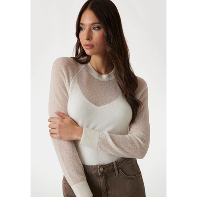 Pull Maille D’alpaga Mélangée GUESS