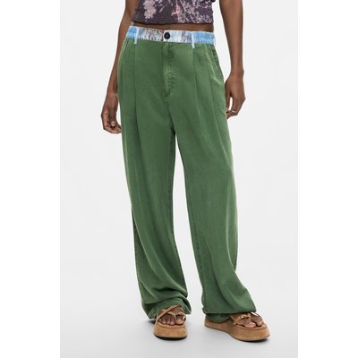 Pantalon Combiné en Tencel DESIGUAL