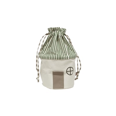 Panier de rangement en coton motif maison MINI OYOY LIVING DESIGN