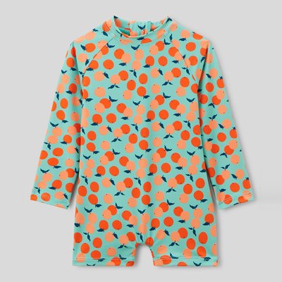 Maillot de bain combinaison manches longues imprimé BOUT'CHOU