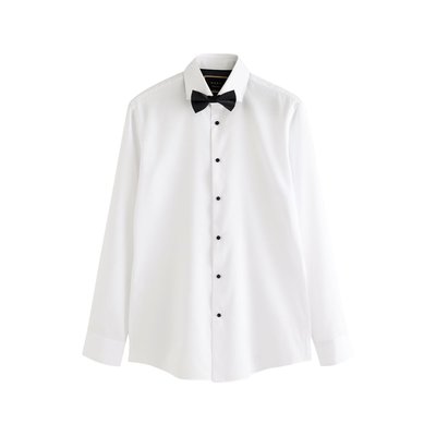 Chemise à poignets doubles et nœud papillon NEXT