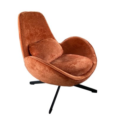 Fauteuil rotatif en velours doux - SPACE MATHI DESIGN