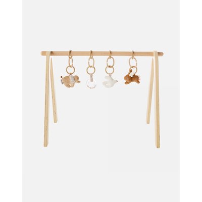 Arche d'éveil en bois + set de jouets d'activités Bali, Moka & Snow NOUKIE'S