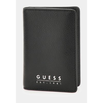 Porte-Cartes De Crédit Madrid Cuir Véritable GUESS