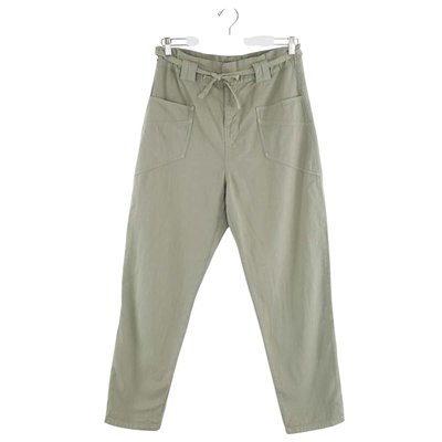 Pantalon droit en coton - Très Bon État BA&SH