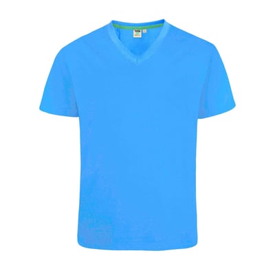 T-shirt col V en coton grande taille SIGNATURE DUKE