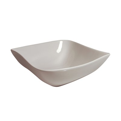 Saladier carré Vague - Porcelaine SECRET DE GOURMET