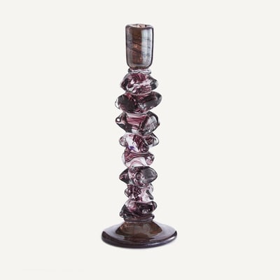 Kerzenhalter aus mundgeblasenem Glas, H35 cm, Qimera AM.PM