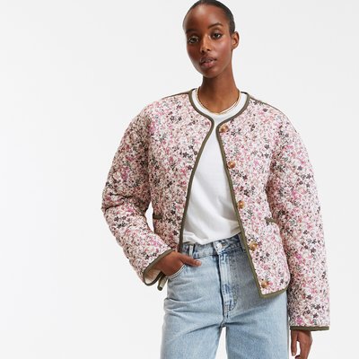 Veste matelassée courte imprimée, réversible LA REDOUTE COLLECTIONS