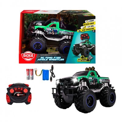 RC Jungle Wrestler Ford F150 - Véhicule radio-commandé 16cm DICKIE TOYS