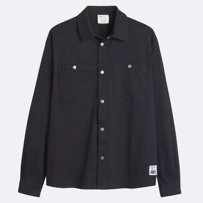 Cotton Long Sleeve Shirt with Front Pockets CHAMPION