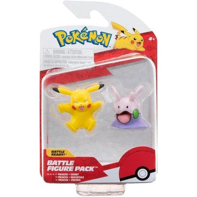 Pokémon Figurine de bataille Goomy & Pikachu JAZWARES