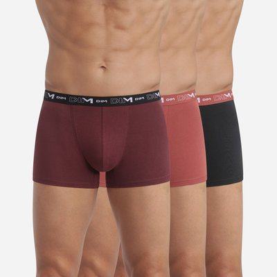 Lot de 3 boxers Coton Stretch DIM