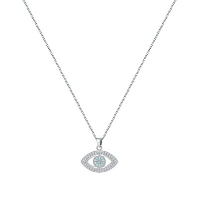 Collier en argent 925 et oxyde de zirconium CLEOR