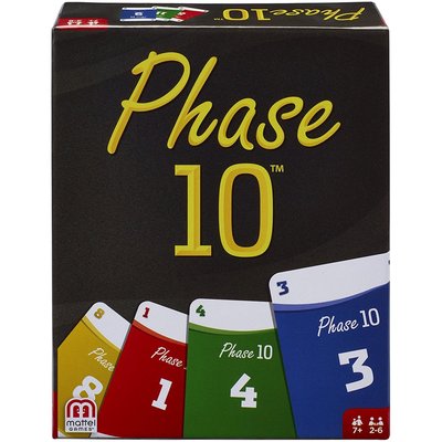 PHASE 10 jeu de société et de cartes, version allemande MATTEL