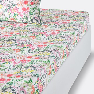 Drap housse percale de coton, Colored Field LA REDOUTE INTERIEURS