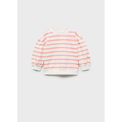 Sweat-shirt rayures détail brodé MANGO BABY