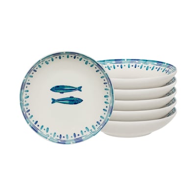 Assiette creuse Kyanos 23 cm (lot de 6) TABLE PASSION