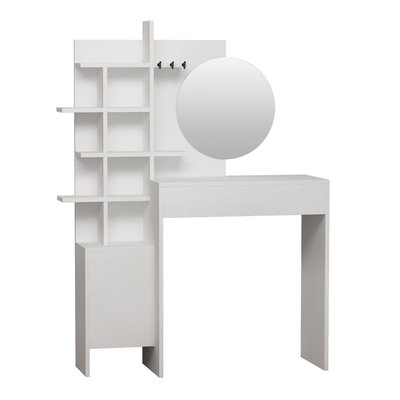 Coiffeuse 10 étagères 1 porte H151 cm - MUP CALICOSY