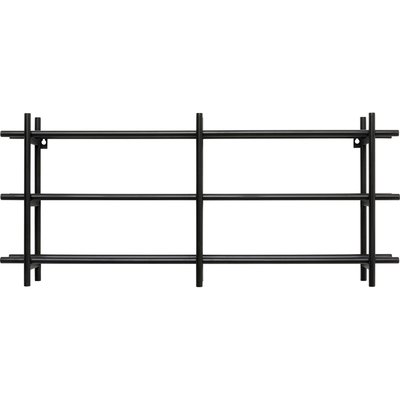 Porte-bouteilles mural Cape Town noir 34cm KARE DESIGN