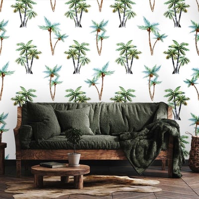 Papier peint jungle coconut HEXOA