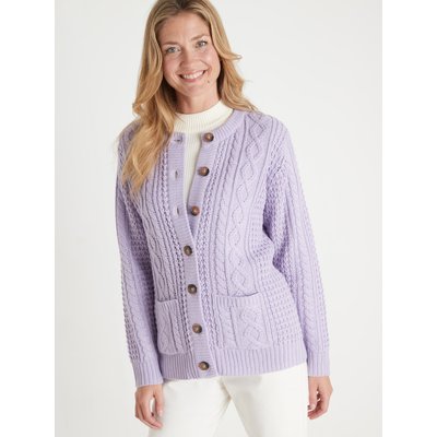 Cardigan maille torsadée DAXON